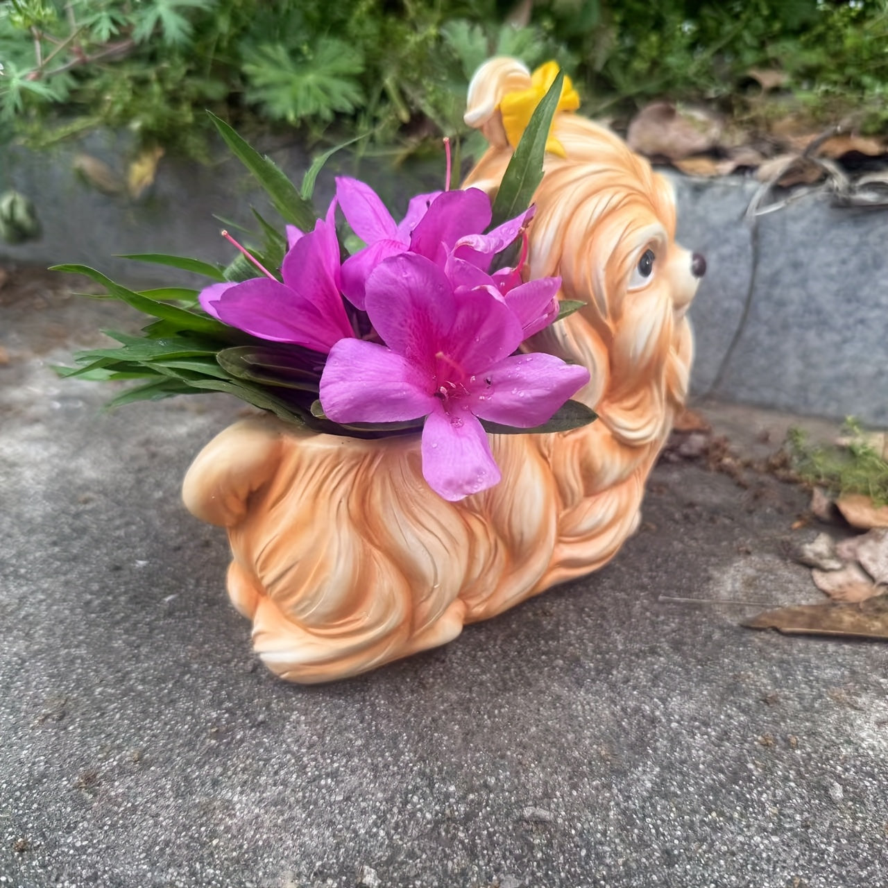 Hund Blomkruka - 15cm - CC Krukan