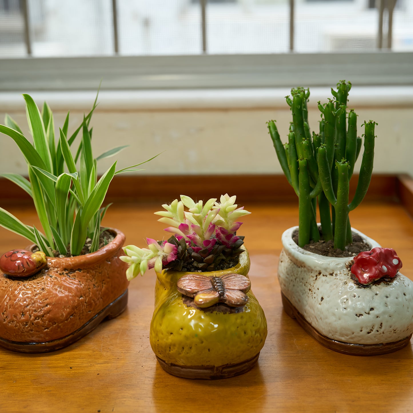 2st Skor Blomkruka - 6,5cm - CC Krukan