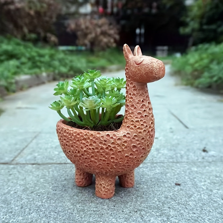 Lamadjur Blomkruka - 15cm - CC Krukan