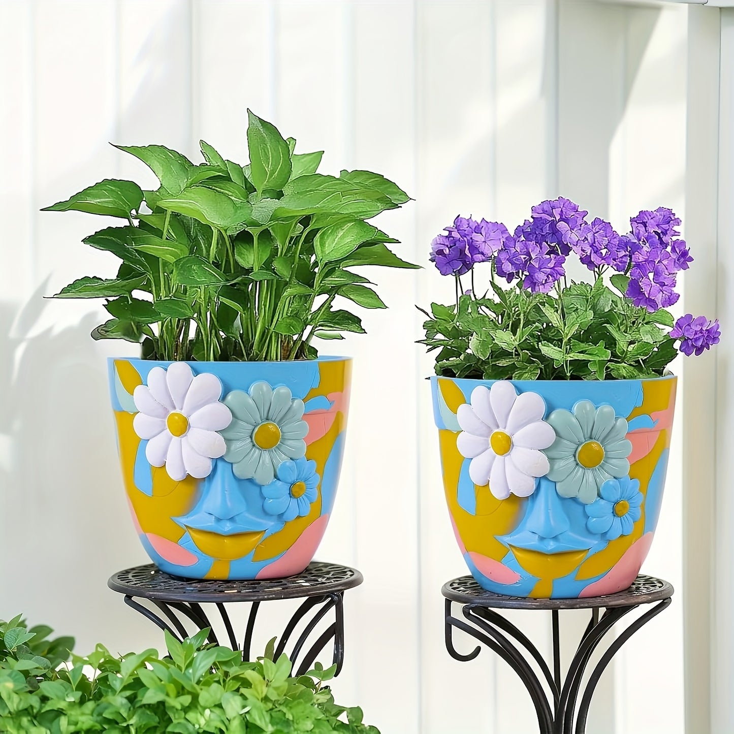 Blommigt Ansikte - 13cm - CC Krukan