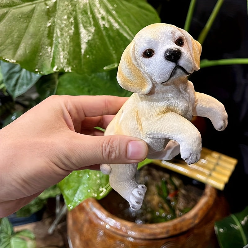 Hängande Puppy Hund - 15cm - CC Krukan