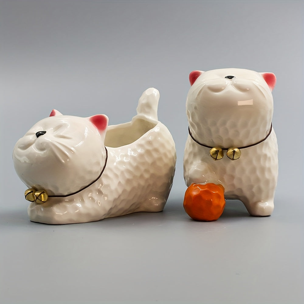2st Katt Blomkrukor - 9/11cm - CC Krukan