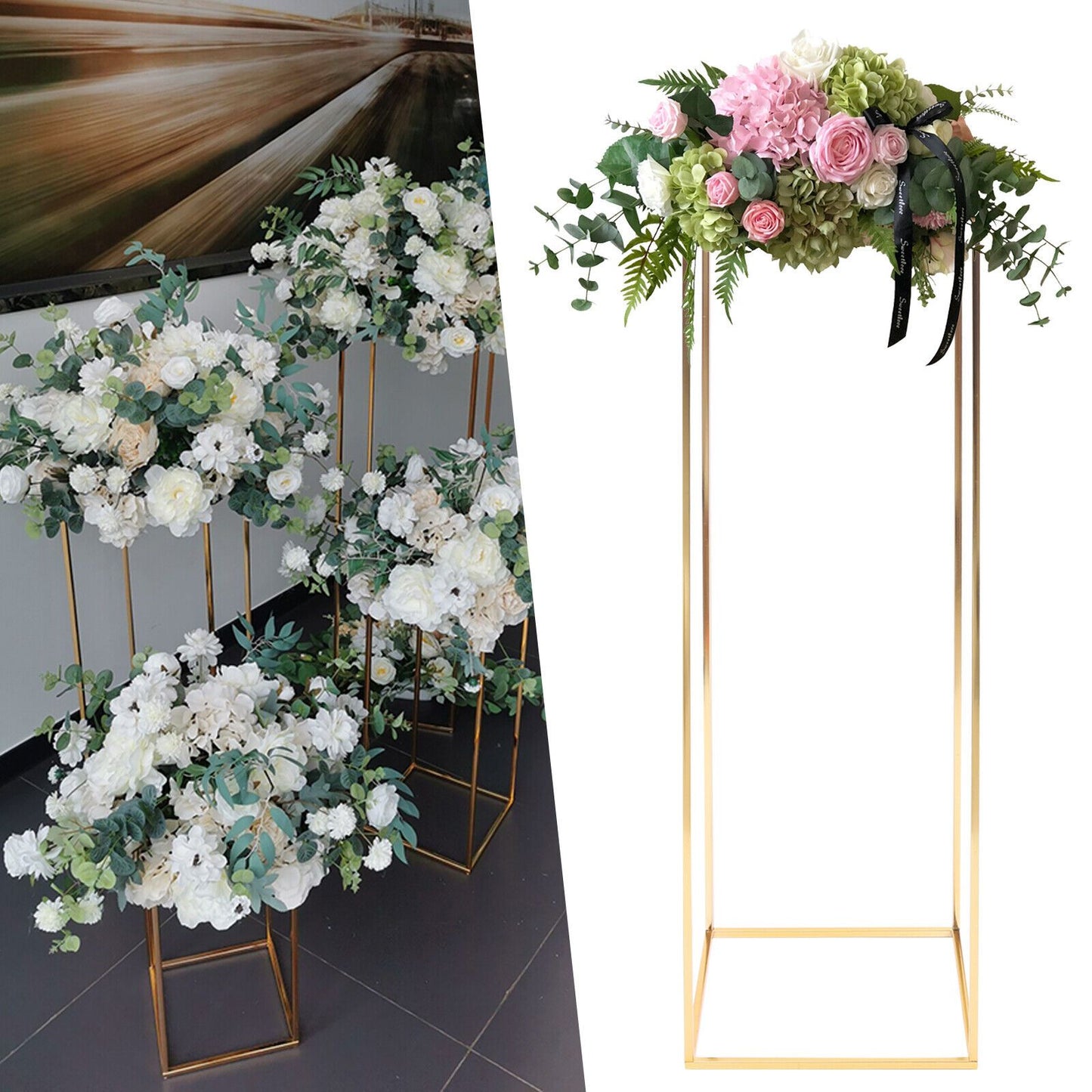 Elegant Metallblomstställ - 100cm - CC Krukan