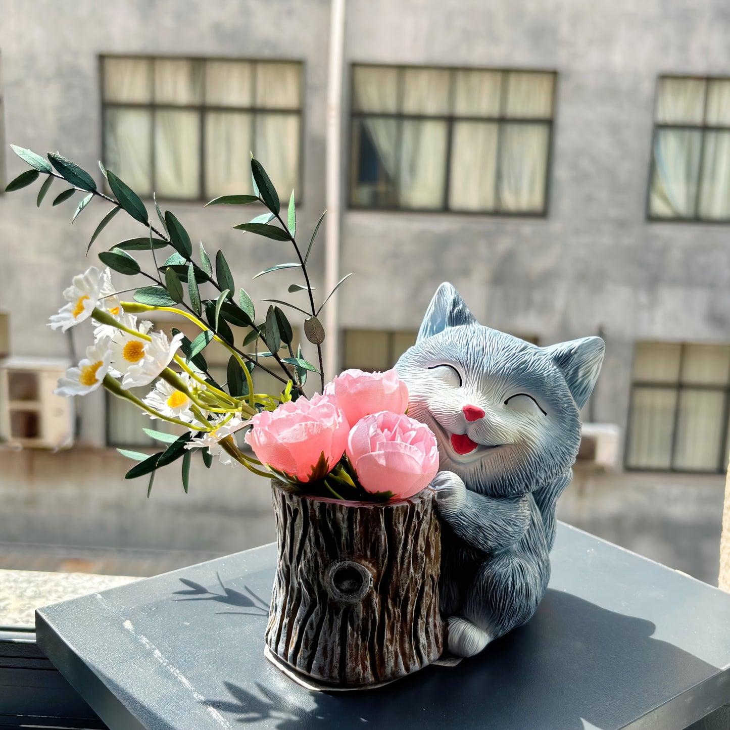 Katt Blomkruka - 13cm - CC Krukan
