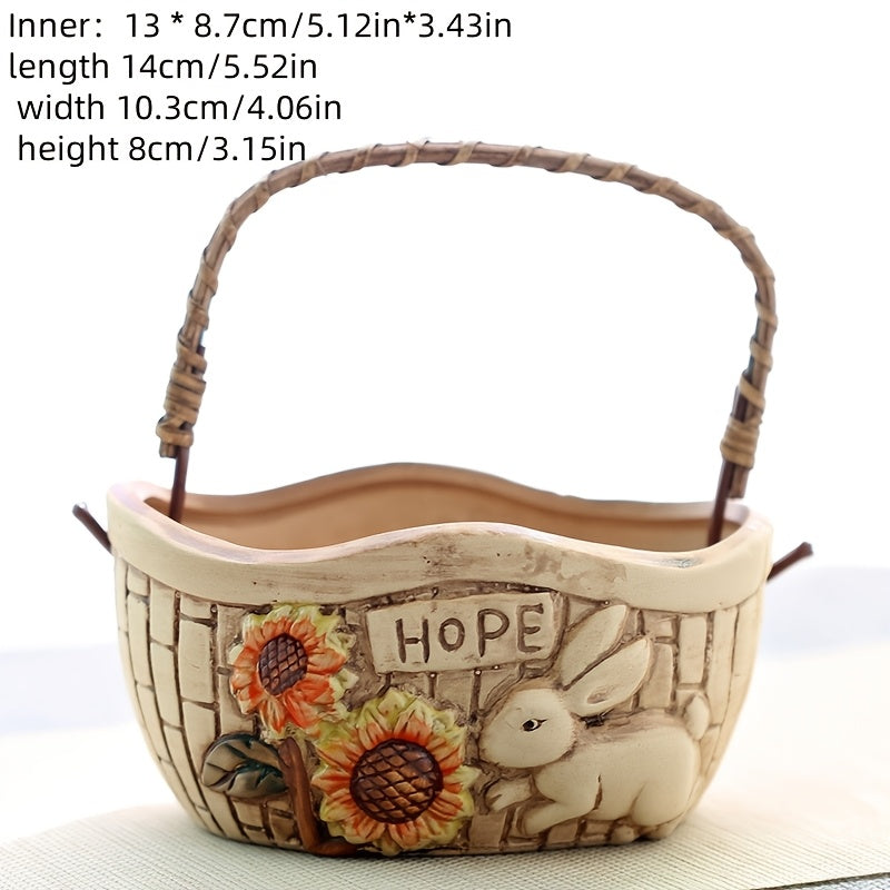 Kanin Blomkruka - 18cm - 2 Olika Modeller - CC Krukan