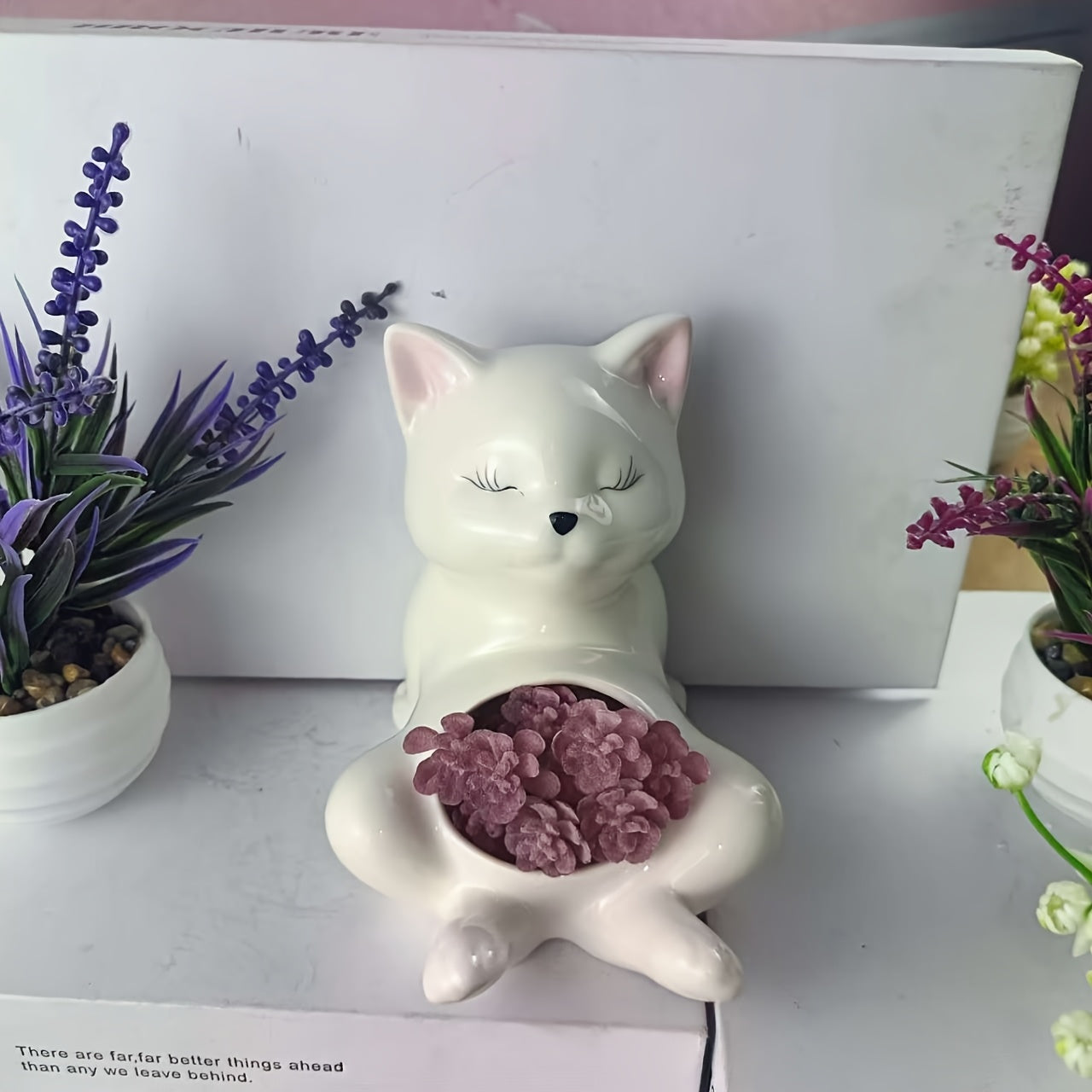 Katt Blomkruka - 12cm - CC Krukan