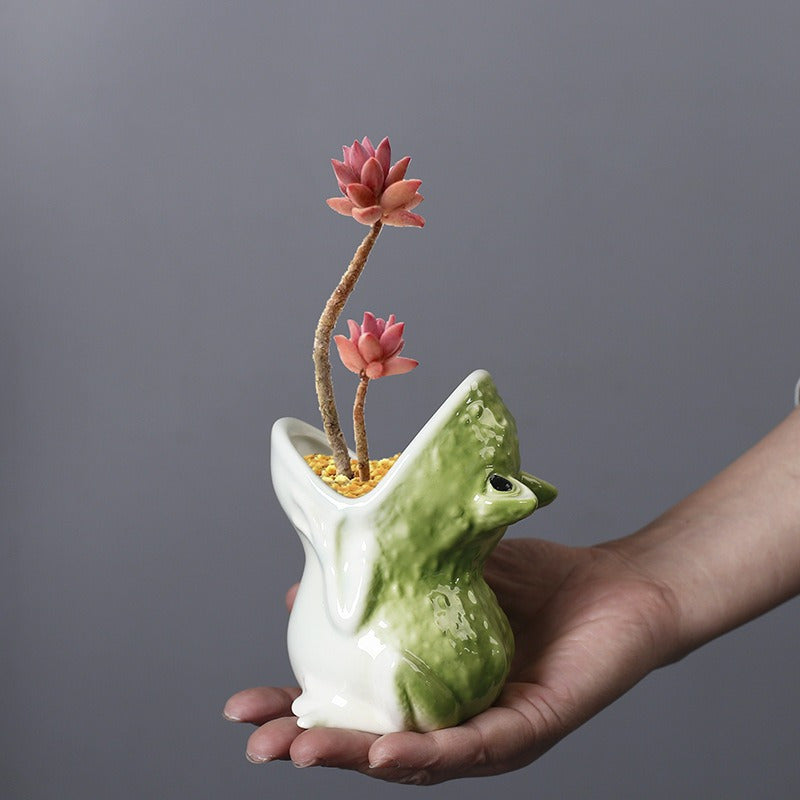 Grod blomkruka - 12cm - CC Krukan