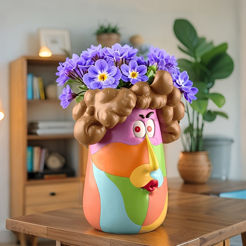 Ansikte Blomkruka - 22cm - CC Krukan