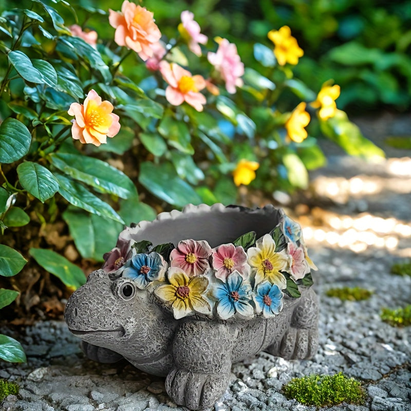 Sköldpadda & Katt Blomkrukor - 6/8cm - 2 Olika Modeller - CC Krukan