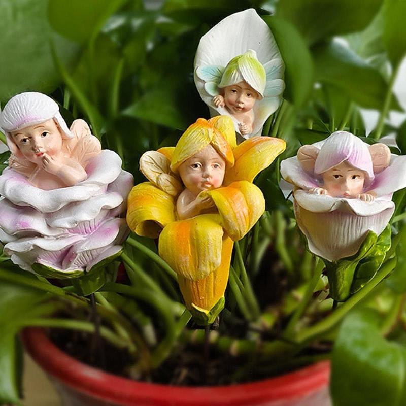 1pk-4st Blomster Statyer - 75cm - CC Krukan