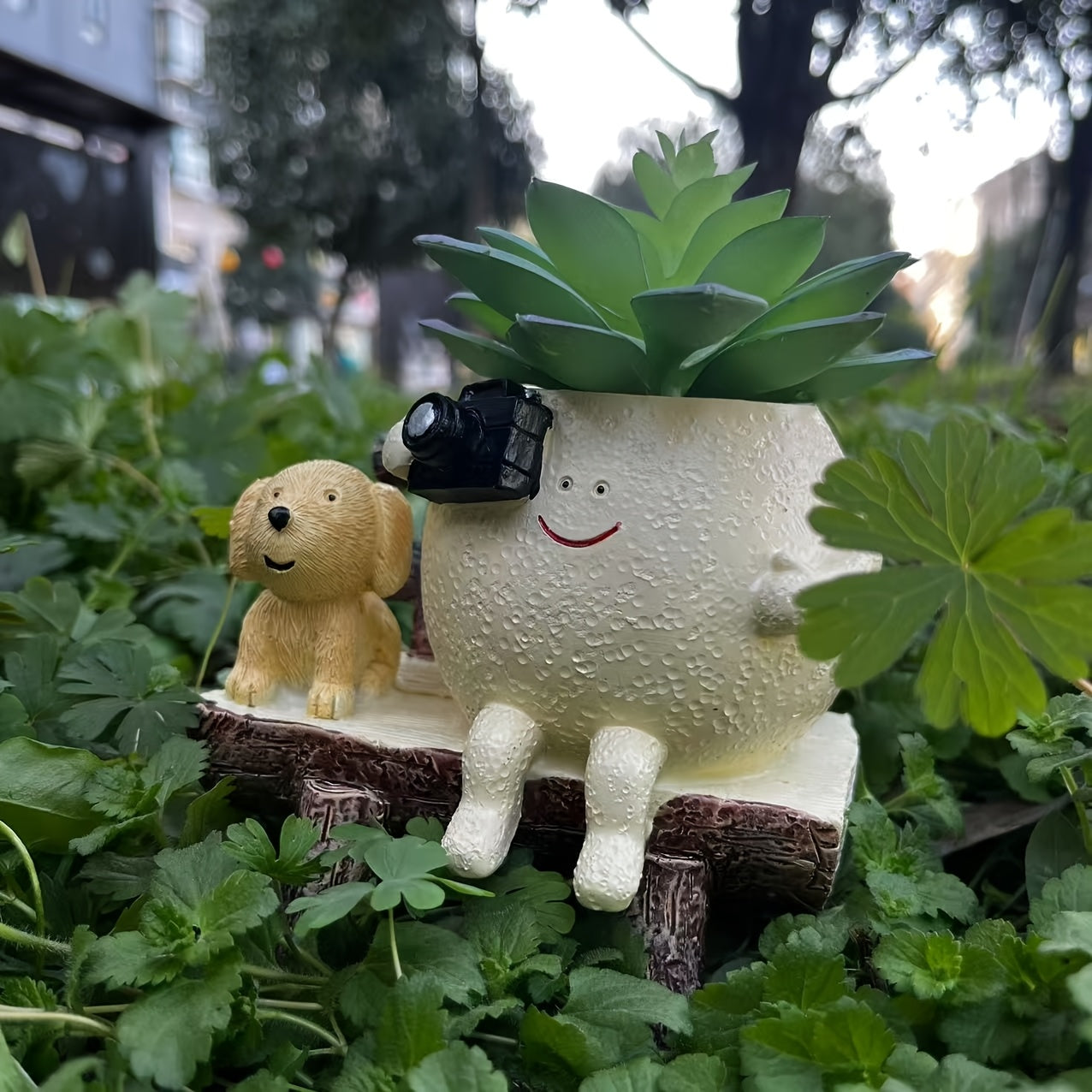 Hund & Karaktär Blomkruka - 11cm - CC Krukan