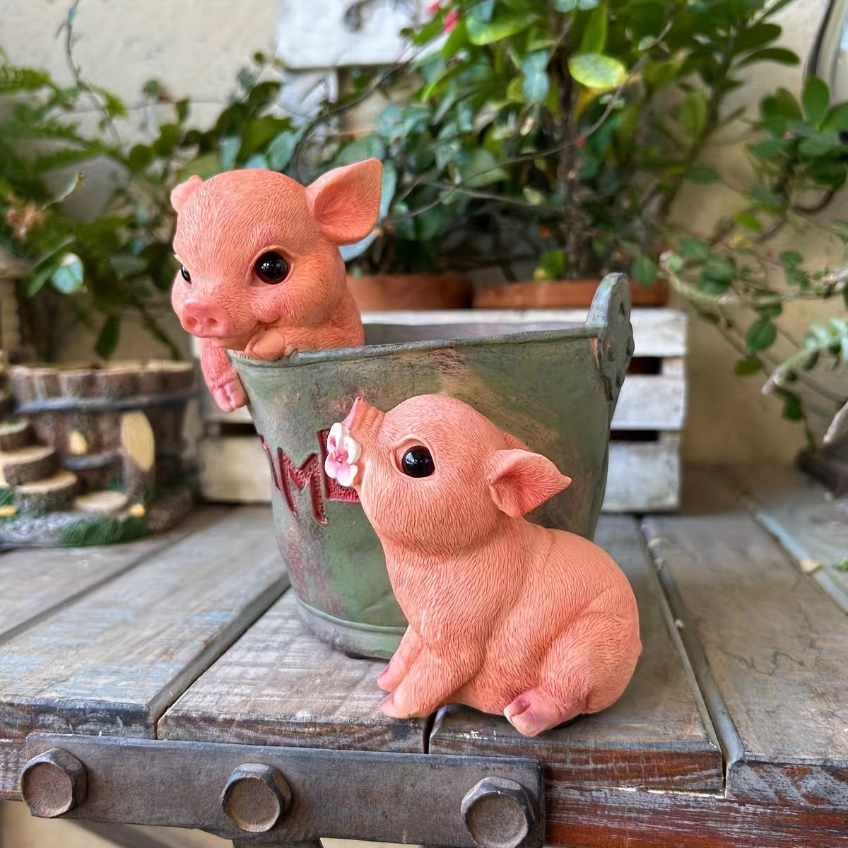 Gris Blomkruka - 15cm - CC Krukan