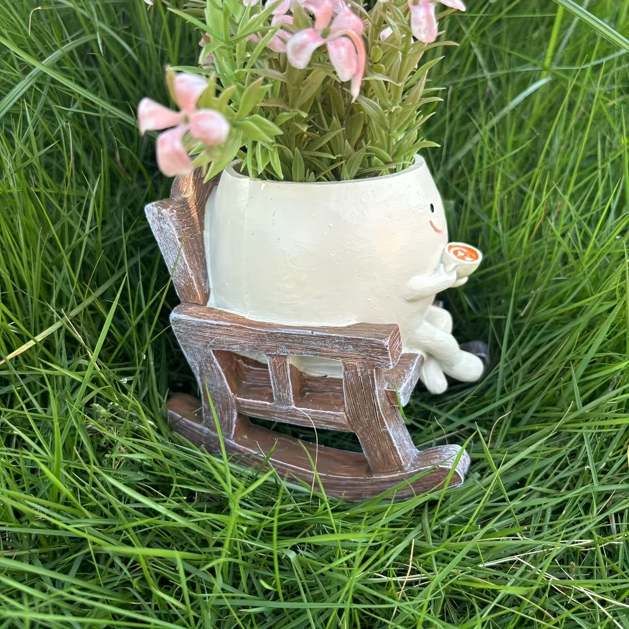 Leende Ansikte Blomkruka - 11,5cm - CC Krukan