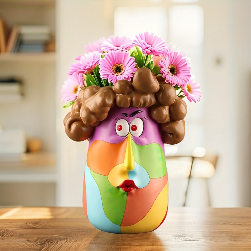 Ansikte Blomkruka - 22cm - CC Krukan