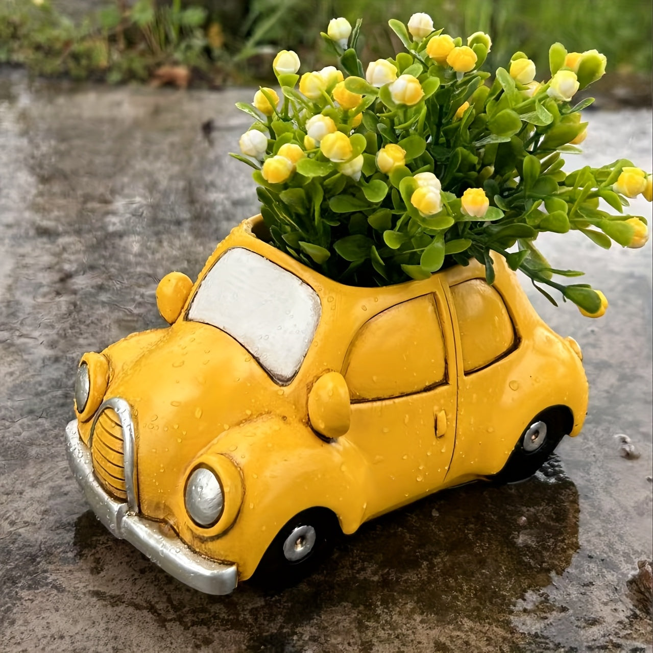Bil Blomkruka - 7,5cm - CC Krukan
