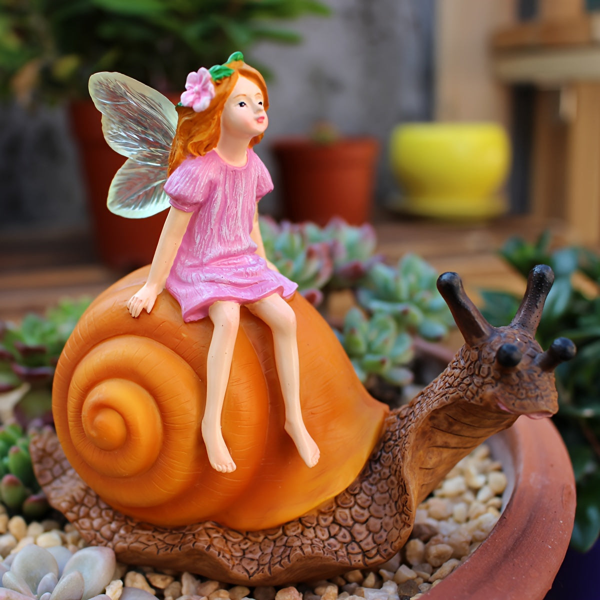 Snigel Dekoration - 11cm - CC Krukan