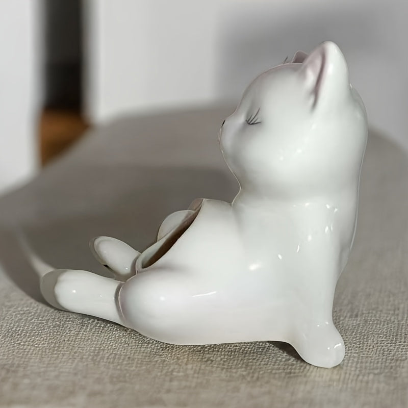Katt Blomkruka - 12cm - CC Krukan
