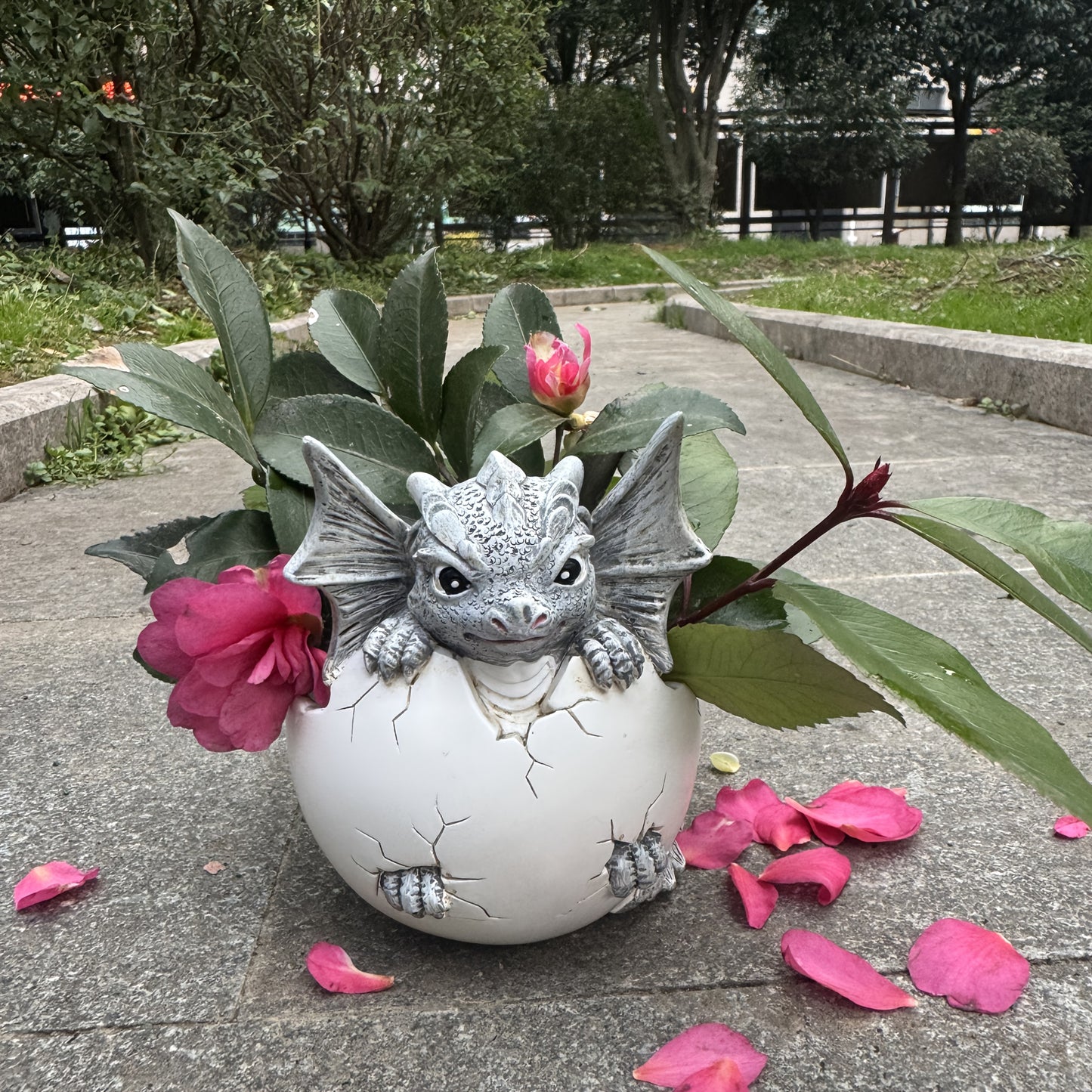 Drak Egg Blomkruka - 13cm - CC Krukan