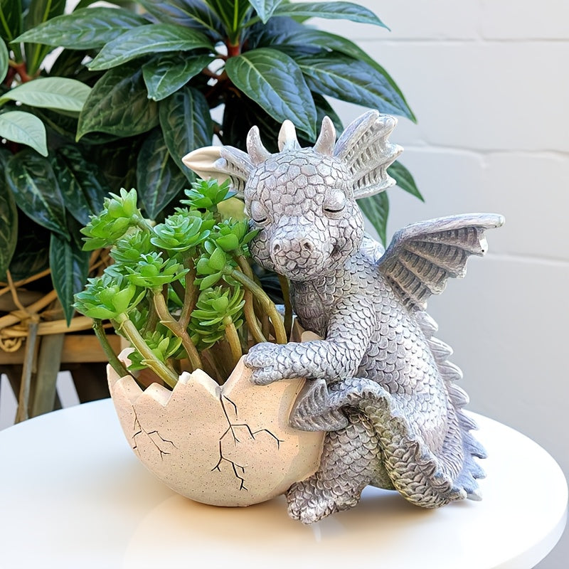 Drake med ägg Blomkruka - 15,5cm - CC Krukan