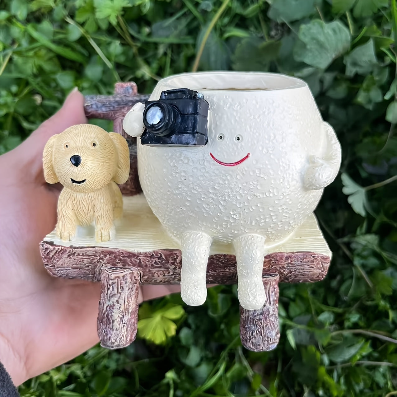 Hund & Karaktär Blomkruka - 11cm - CC Krukan