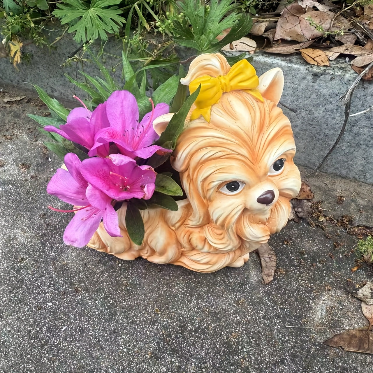 Hund Blomkruka - 15cm - CC Krukan