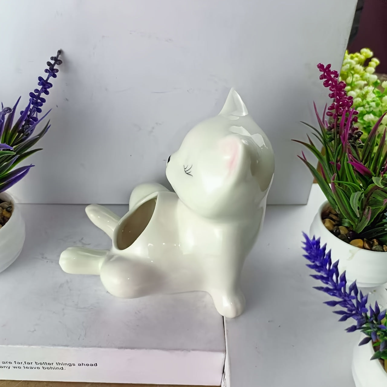 Katt Blomkruka - 12cm - CC Krukan