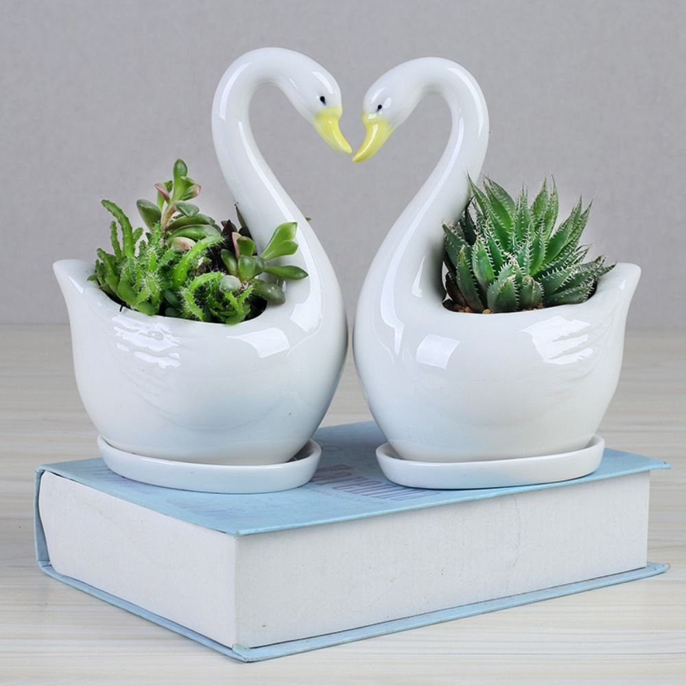 Svan Blomkruka - 15cm - CC Krukan