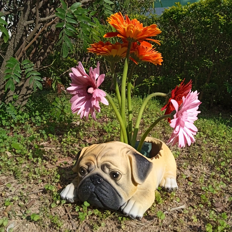 Pug Dog Blomkruka - 10,5cm - CC Krukan