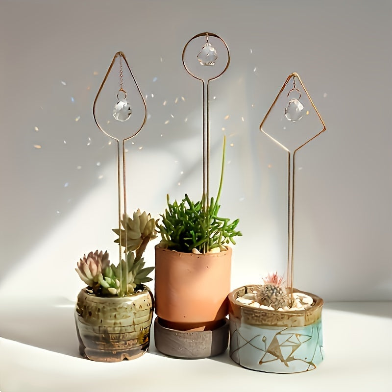 1pk-3st Kristallglas Pinnar - 28cm - CC Krukan