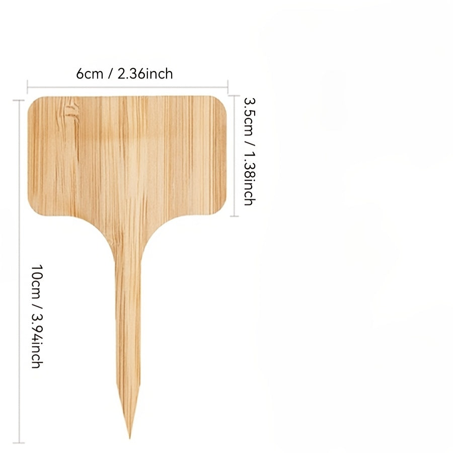 1pk-6st Träetiketter - 10cm - CC Krukan