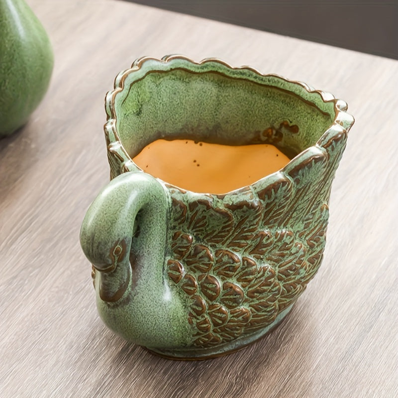 Svan Blomkruka - 10/14,5cm - 2 Olika Modeller - CC Krukan