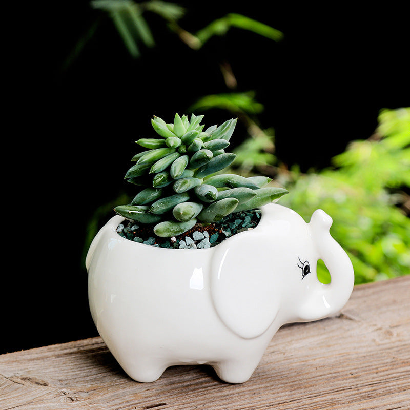 Elefant Blomkruka - 9,5cm - CC Krukan