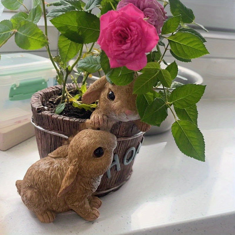 Kanin Blomkruka - 14cm - 2 Olika Färger - CC Krukan