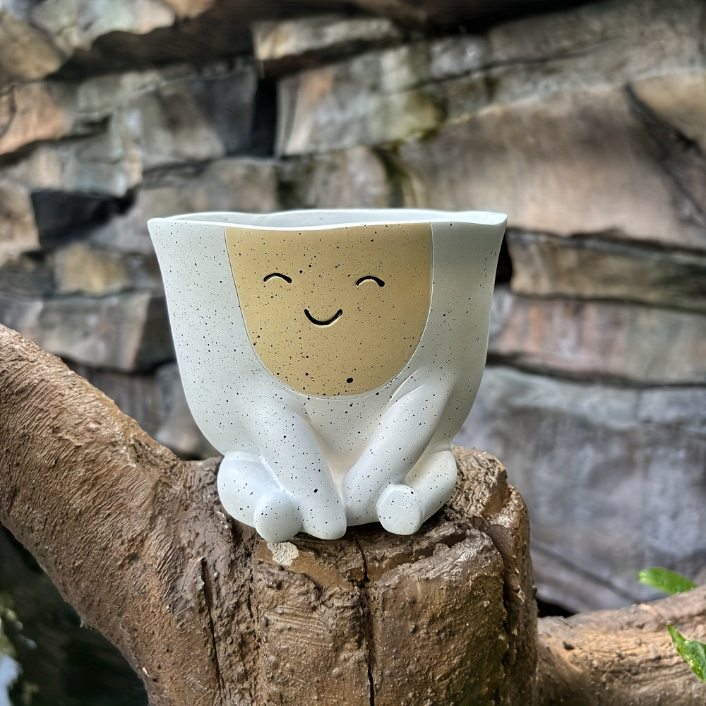 Ansikte Blomkruka - 14,5cm - CC Krukan