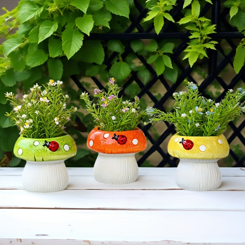 Svamp Blomkruka - 13cm - 3 Olika Färger - CC Krukan