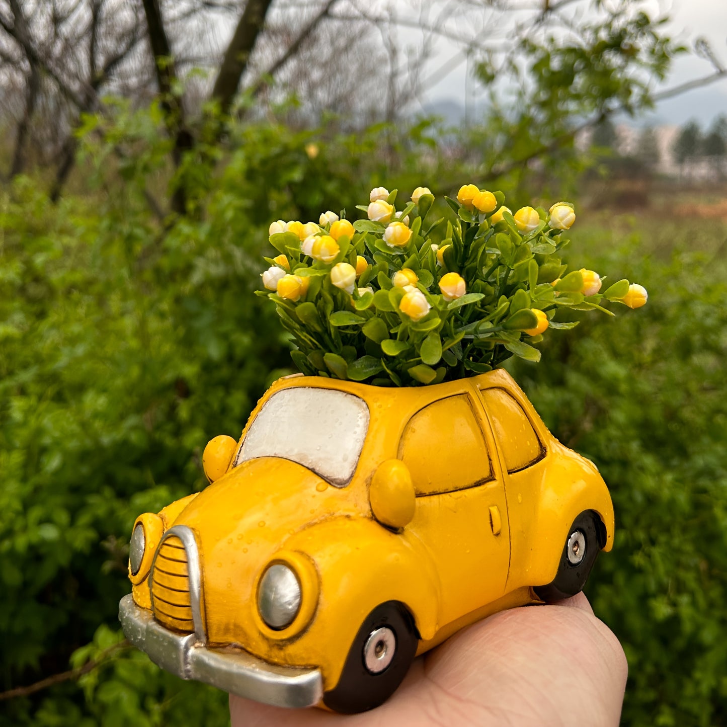 Bil Blomkruka - 7,5cm - CC Krukan