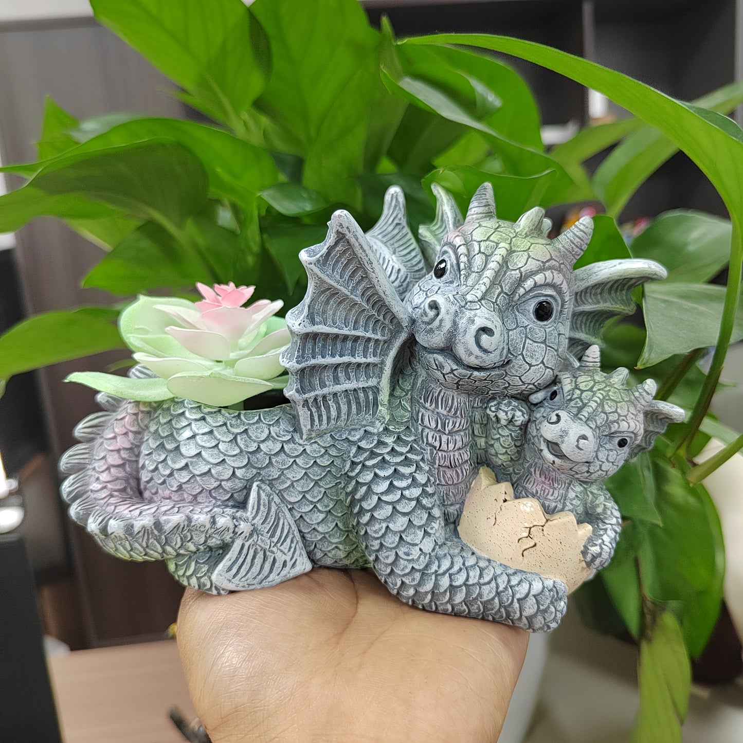 Drak Blomkruka - 10,5cm - CC Krukan