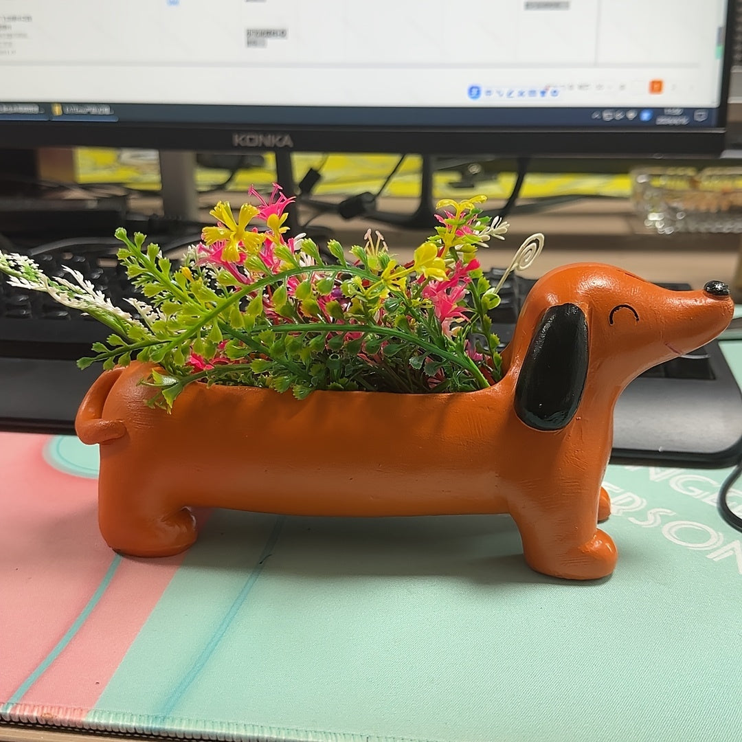 Tax Hund Blomkruka - 9cm - CC Krukan