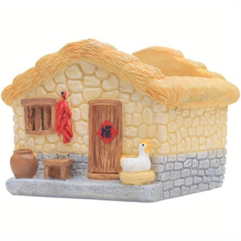 Hus Blomkruka - 8cm - CC Krukan
