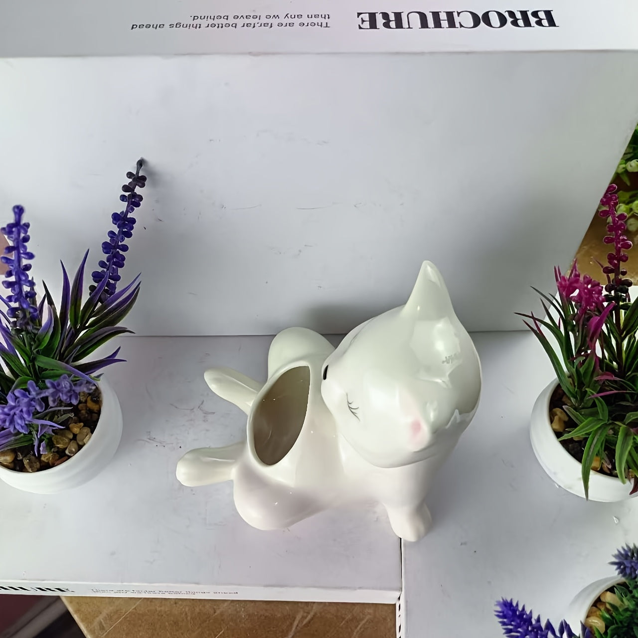 Katt Blomkruka - 12cm - CC Krukan