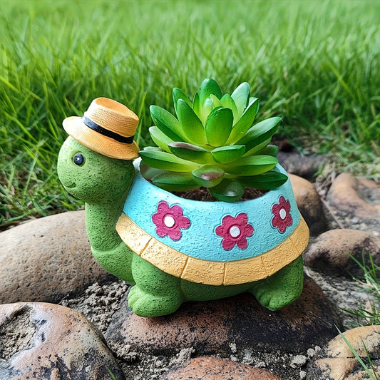 Sköldpadds Blomkruka - 8cm - CC Krukan
