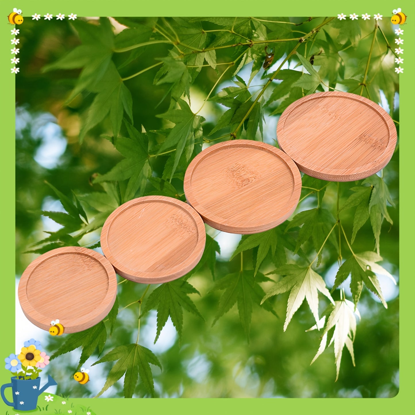 1pk-2/4/6st Blomkruks Fat - 6,5/7,5/8,5/9cm - CC Krukan