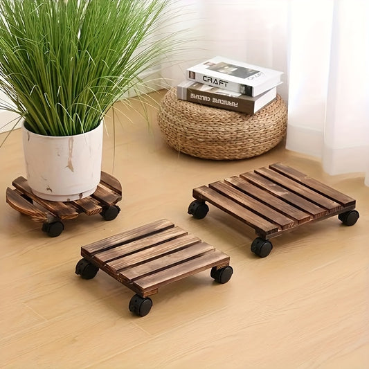 Bricka med Fyra Hjul - 25/30/30cm - CC Krukan