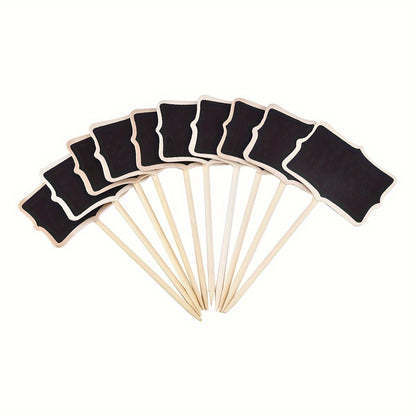1pk-10st Trä Etiketter - 18cm - 5 Olika Sorter - CC Krukan