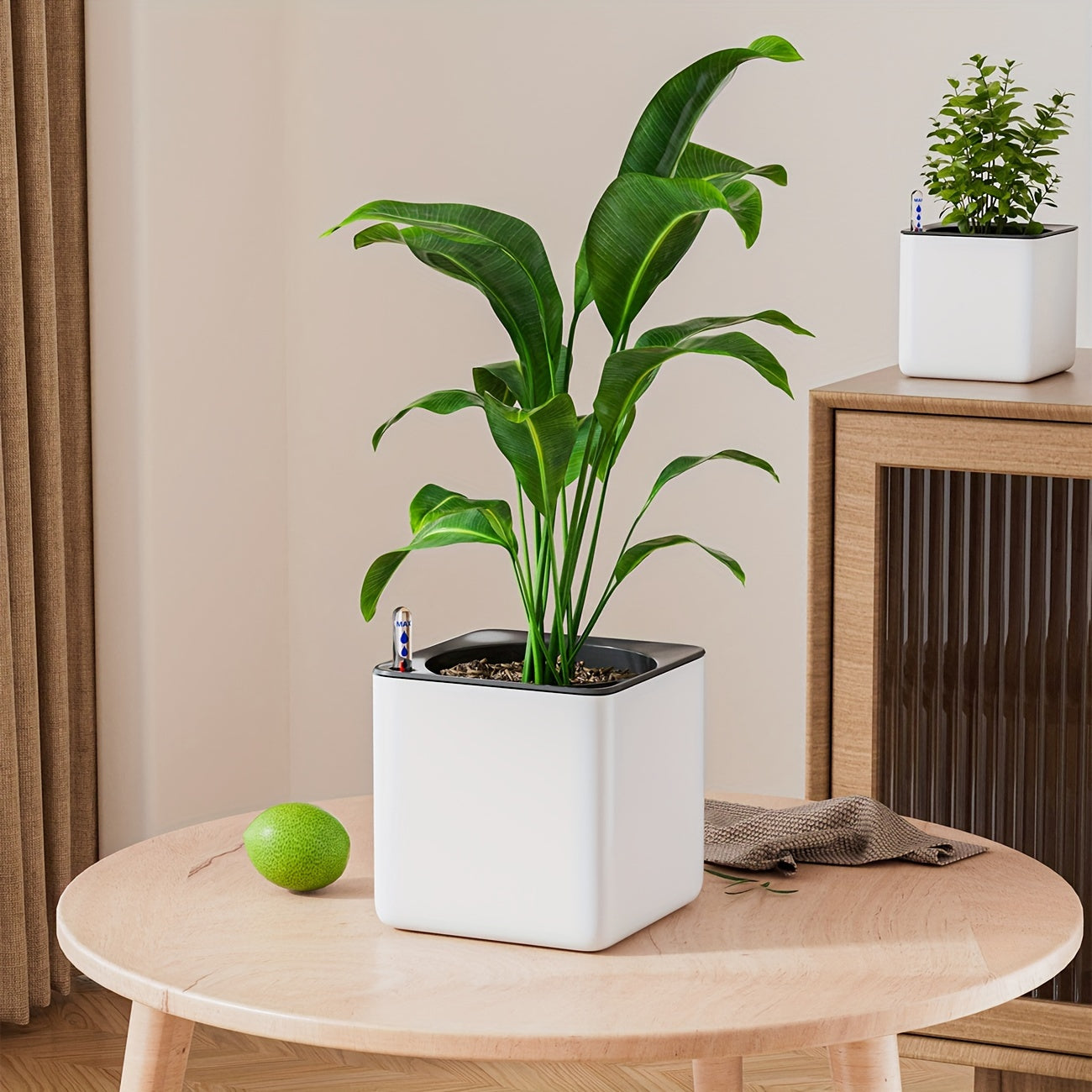 Fyrkantigt Självbevattning - 13,5/16,5/19,5cm - CC Krukan