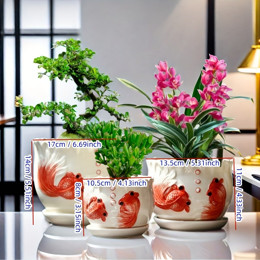 3st Blomkrukor - 3 Olika Färger