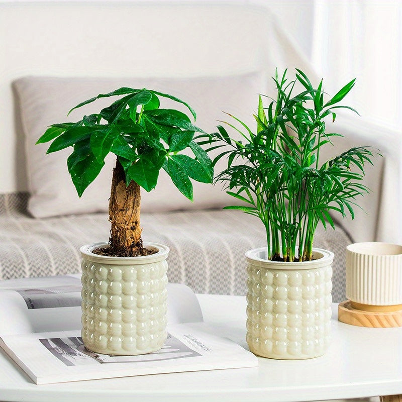 1pk-4st  Självvattnande Blomkrukor - 11,5cm - CC Krukan