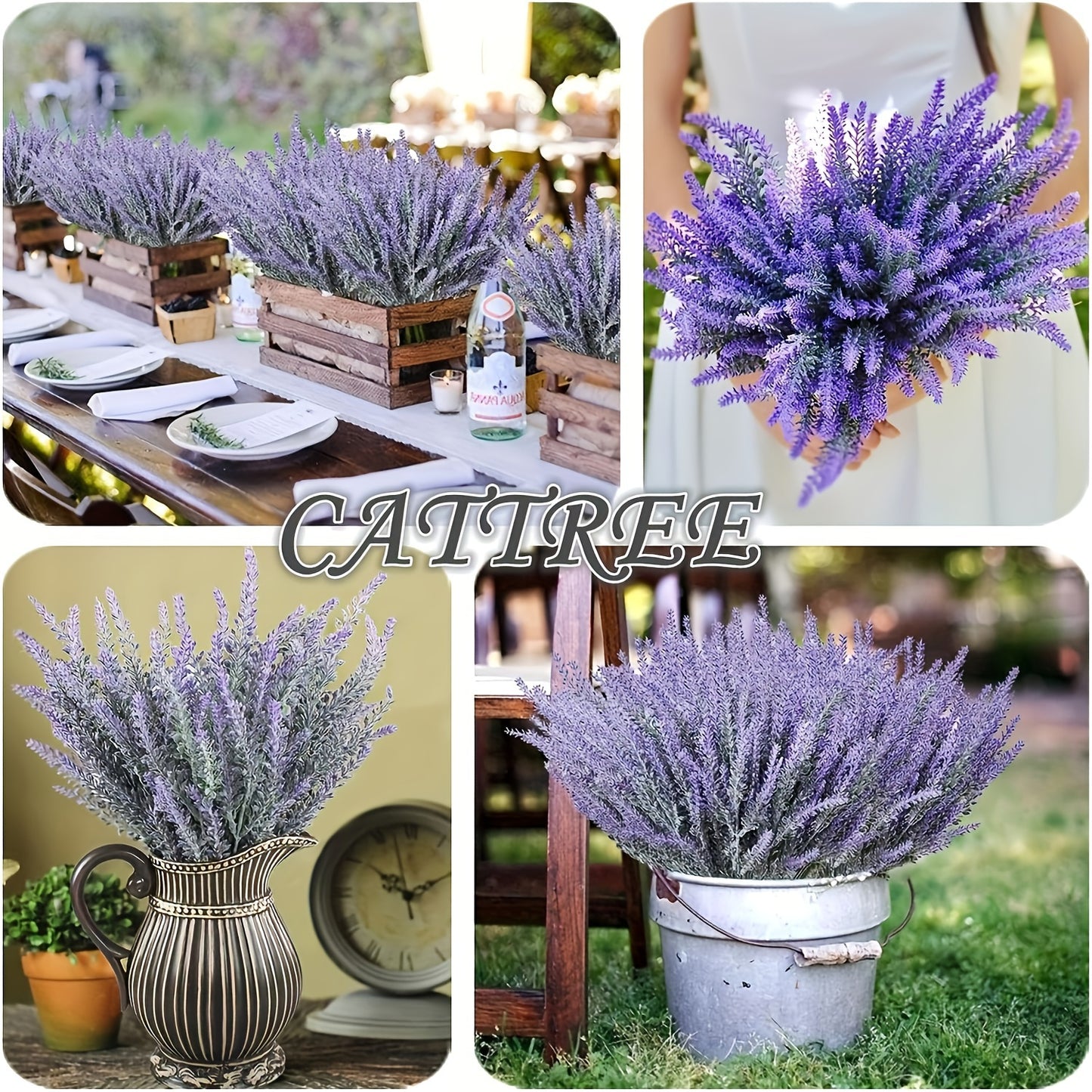 1pk-5/10st Lavendel Bukett - 36cm - CC Krukan
