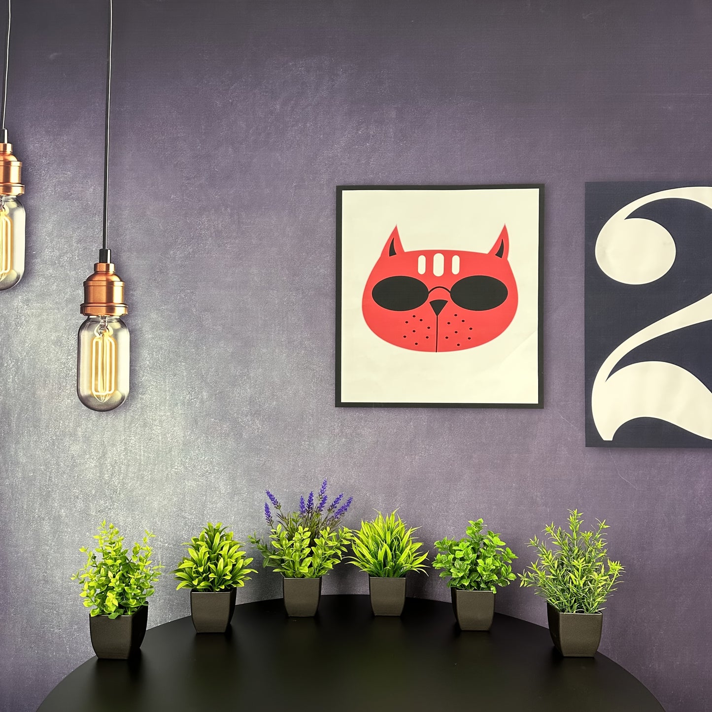 6st Blomkrukor + Växt