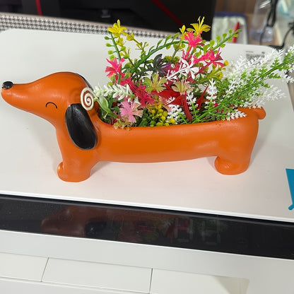 Tax Hund Blomkruka - 9cm - CC Krukan